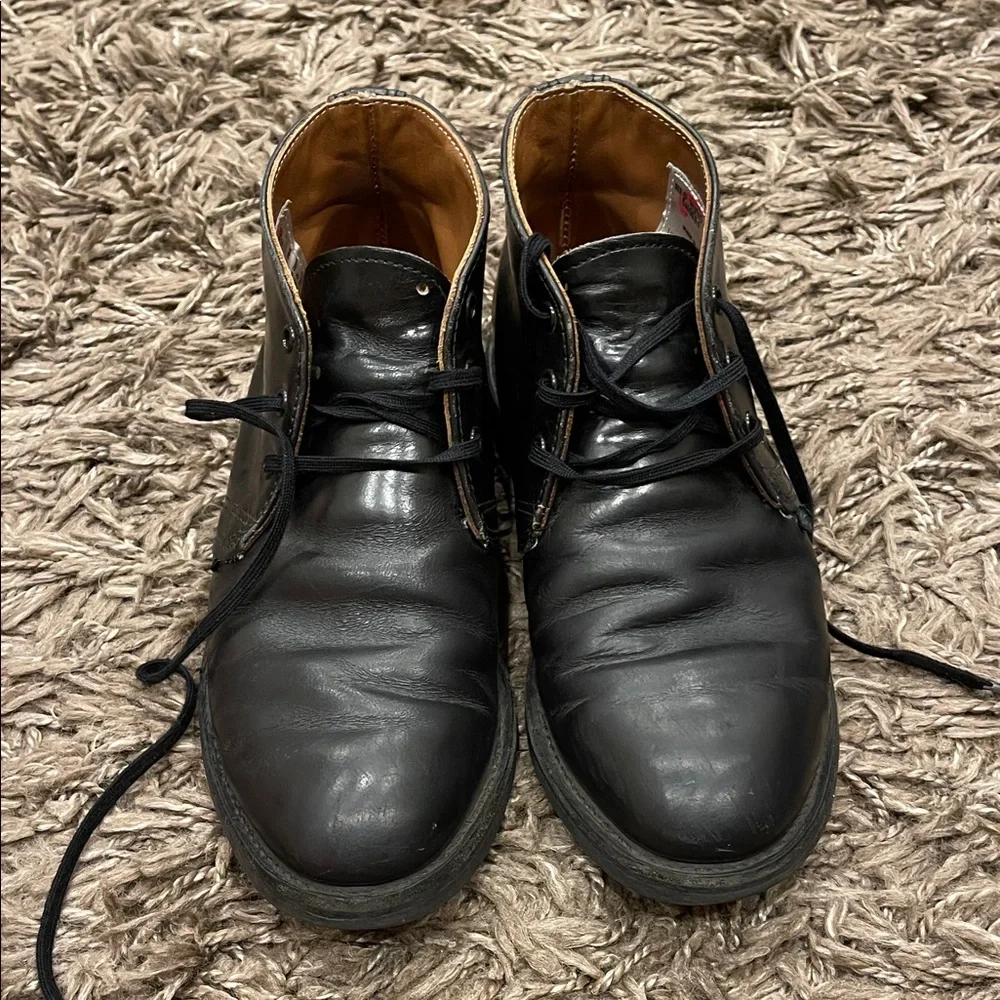Vintage 1980s 1990s Men’s Red Wing Postman Chukka Boots Black 7 D 9196